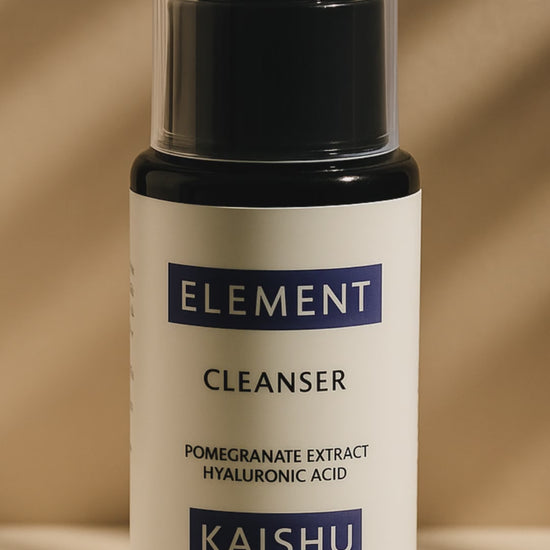 Kaishu Skin Element Cleanser product demonstration video for men's skincare