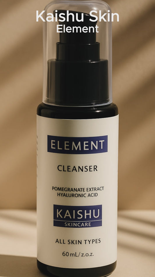 Kaishu Skin Element Cleanser product demonstration video for men's skincare